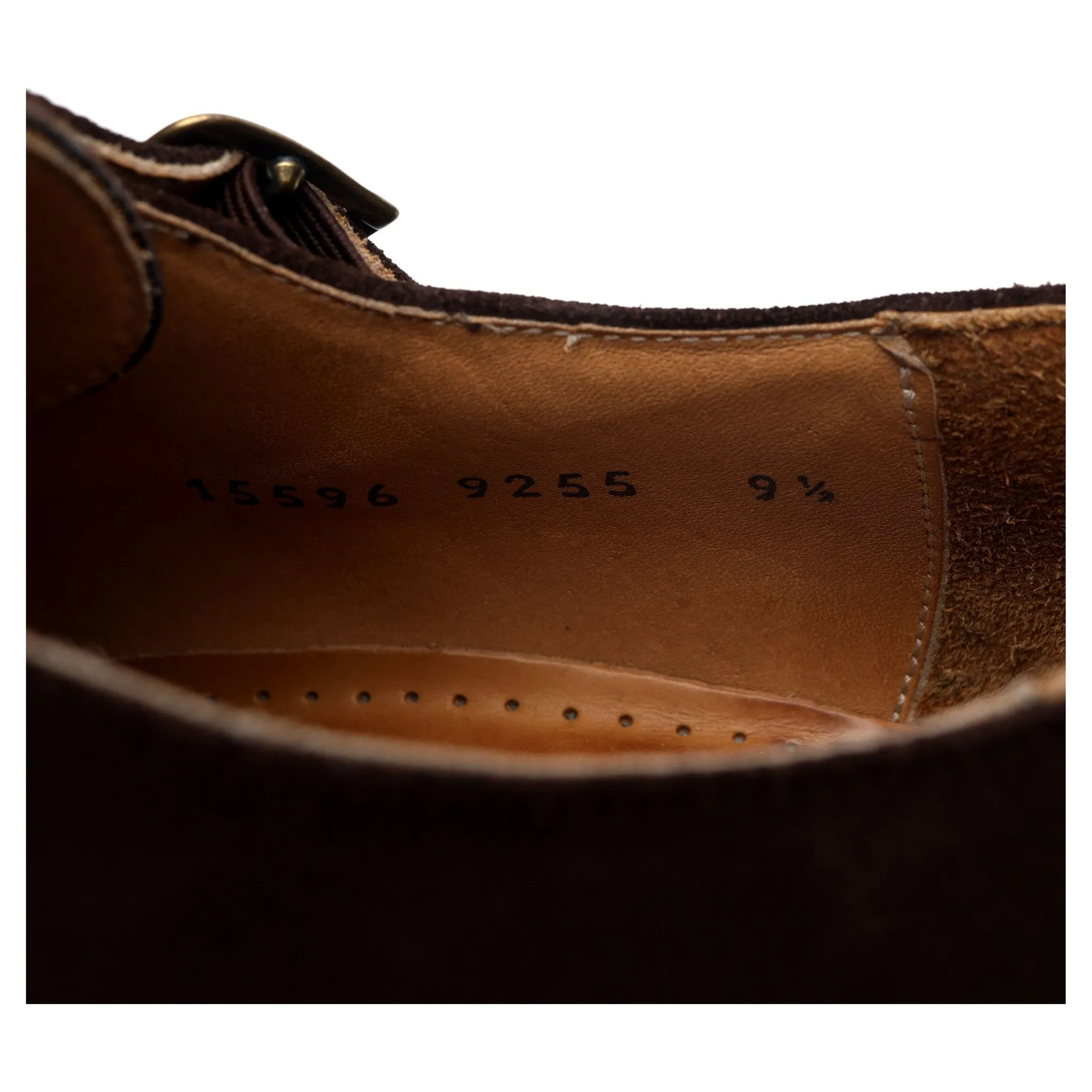 Herring 'Shakespeare II' Dark Brown Suede Double Monk Strap UK 9.5 F