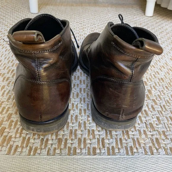 Hip Vince Leather Brunswick Chukka Boots - 8
