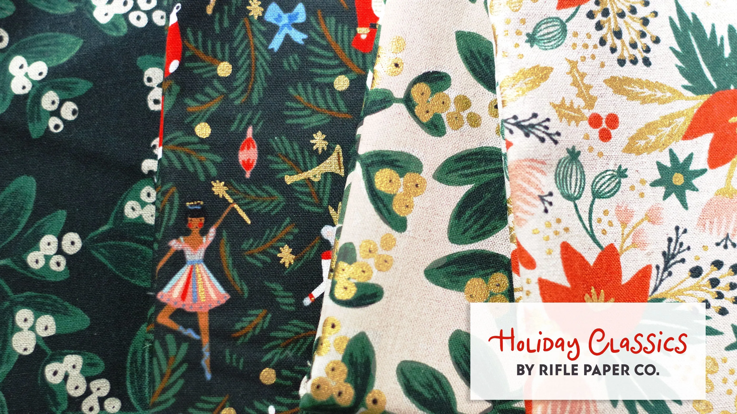 Holiday Classics CANVAS fat quarter bundle