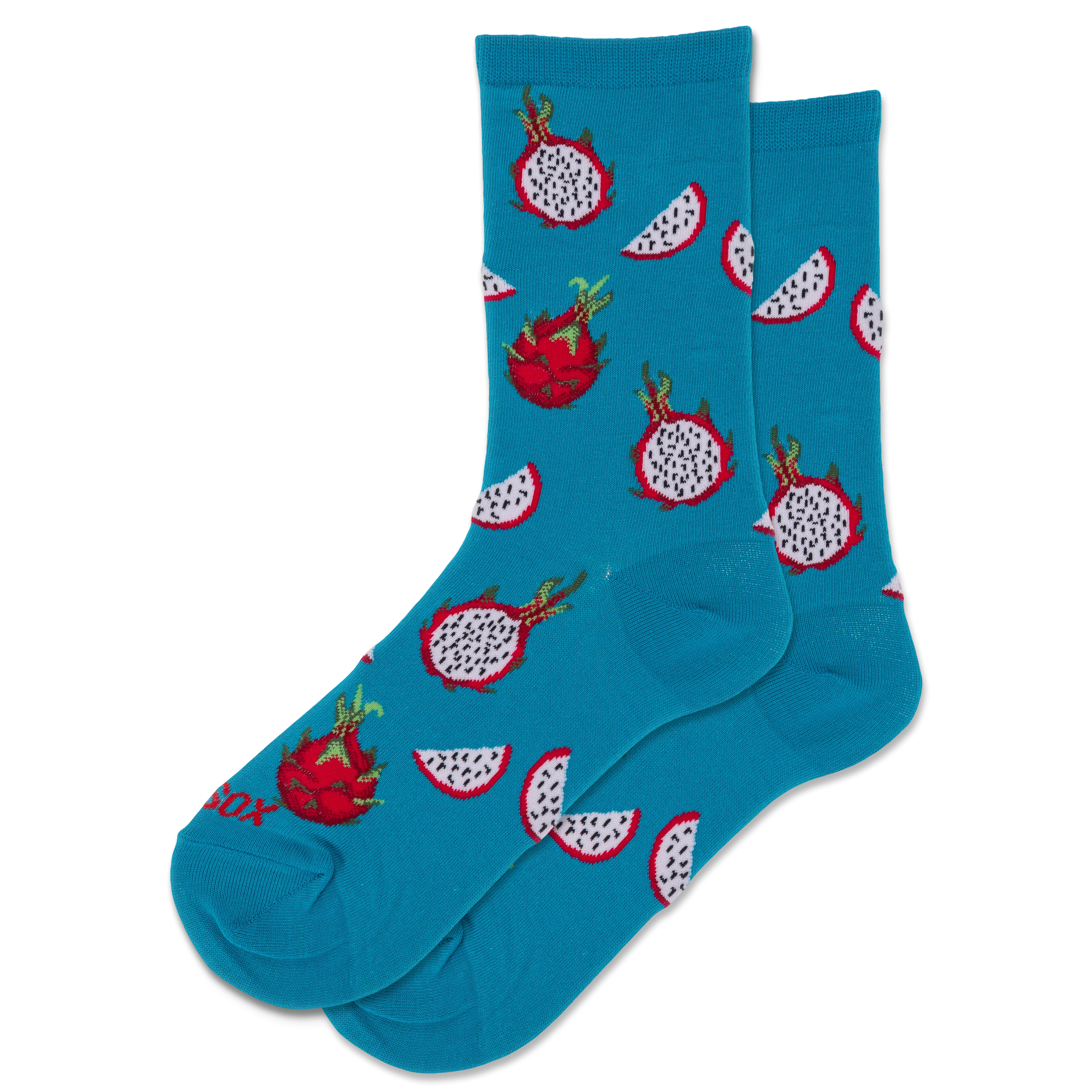 HOTSOX Women's Dragon Fruit Crew Socks