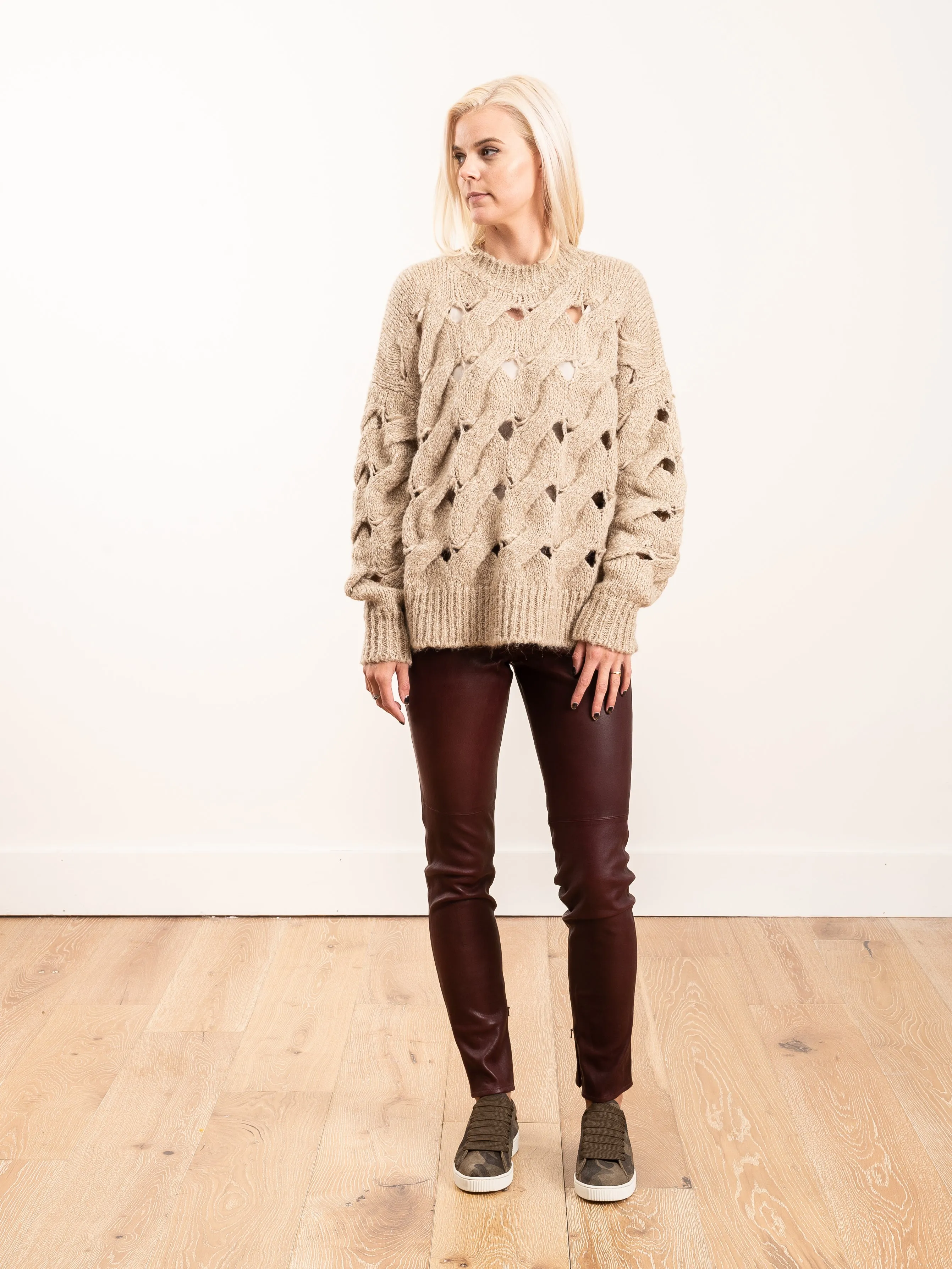 iany pant - burgundy