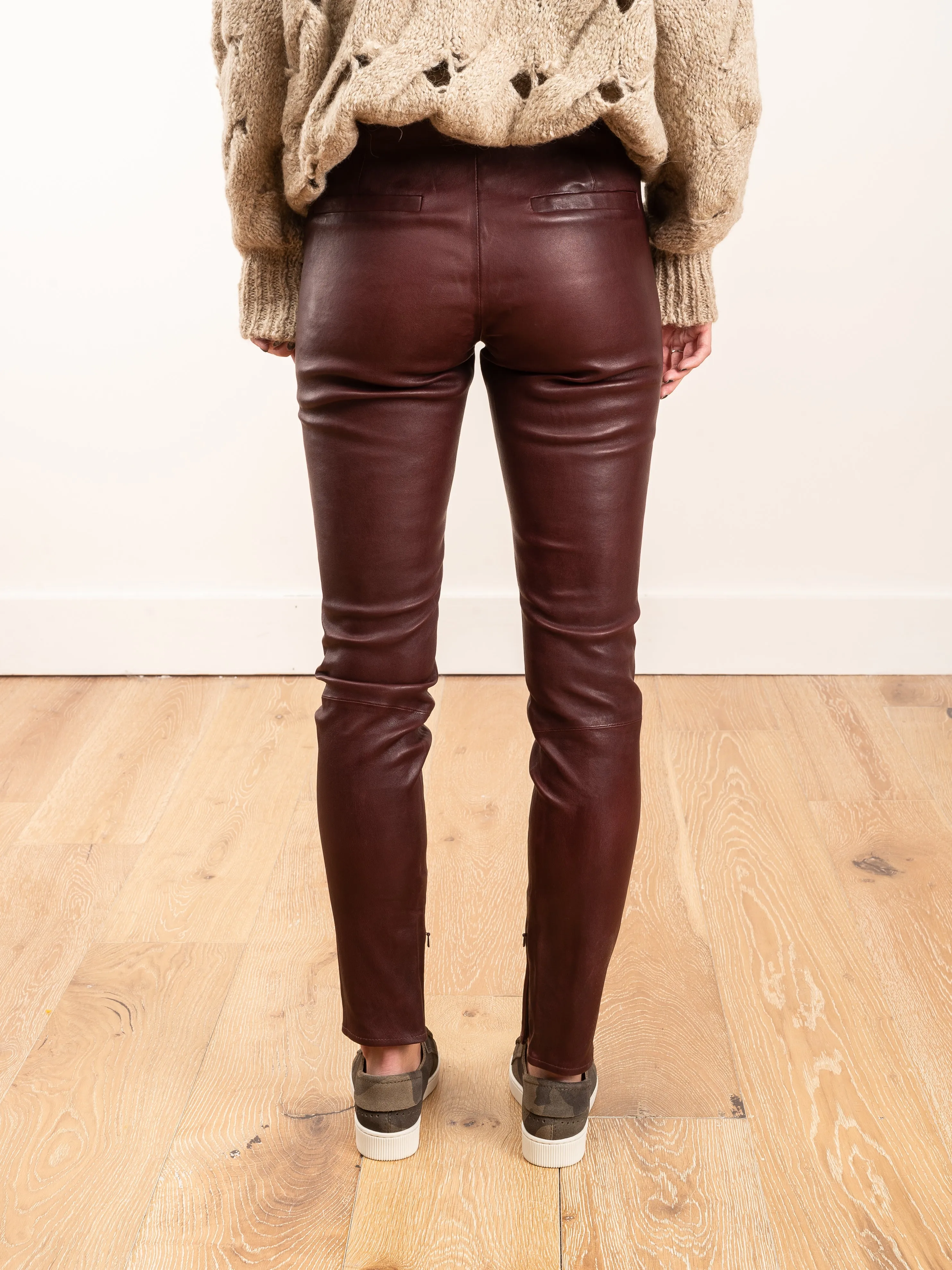 iany pant - burgundy