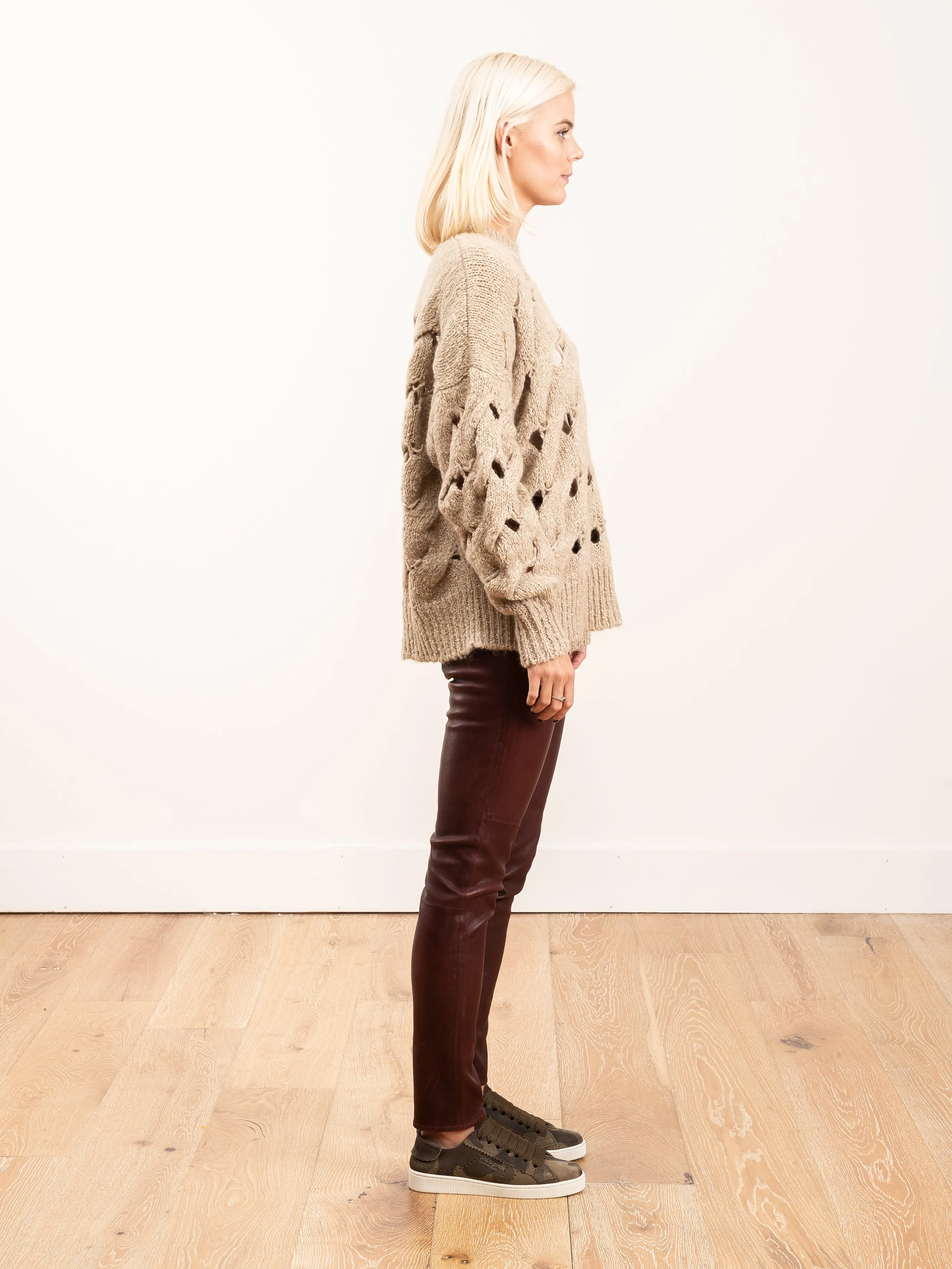 iany pant - burgundy
