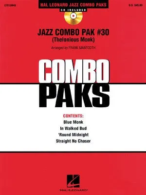 JAZZ COMBO PAK 30 (THELONIOUS MONK) SC/PTS/CD