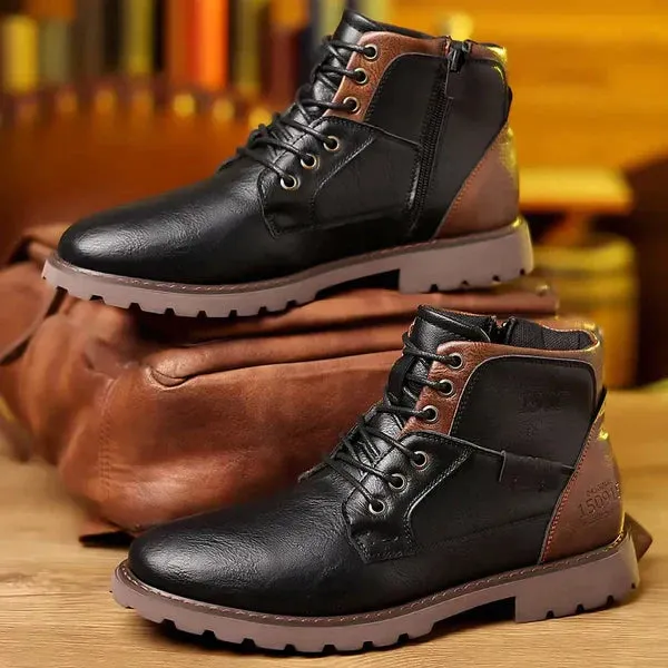 Jethro | Sturdy Leather Lace-Up Boots