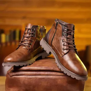 Jethro | Sturdy Leather Lace-Up Boots