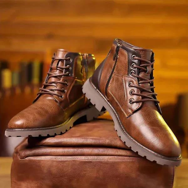 Jethro | Sturdy Leather Lace-Up Boots