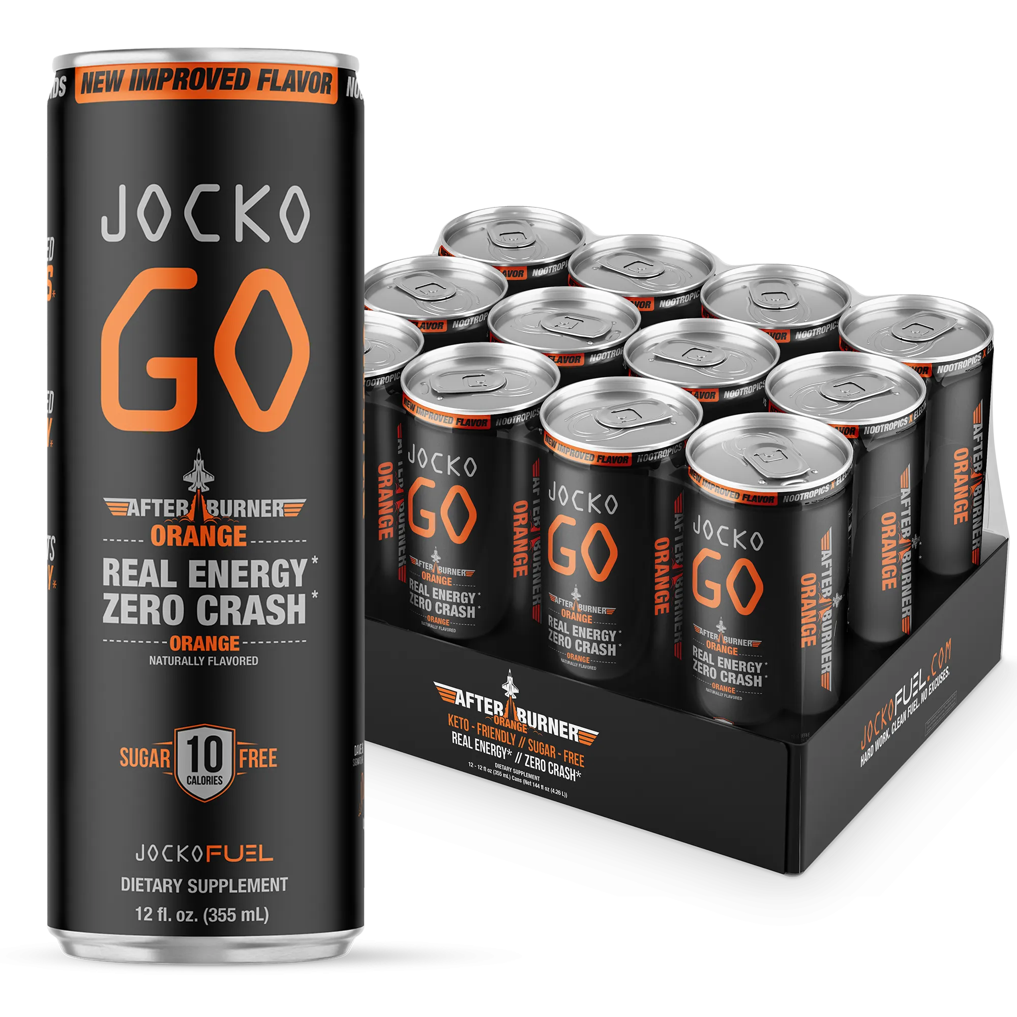JOCKO GO Afterburner Orange (12 cans)