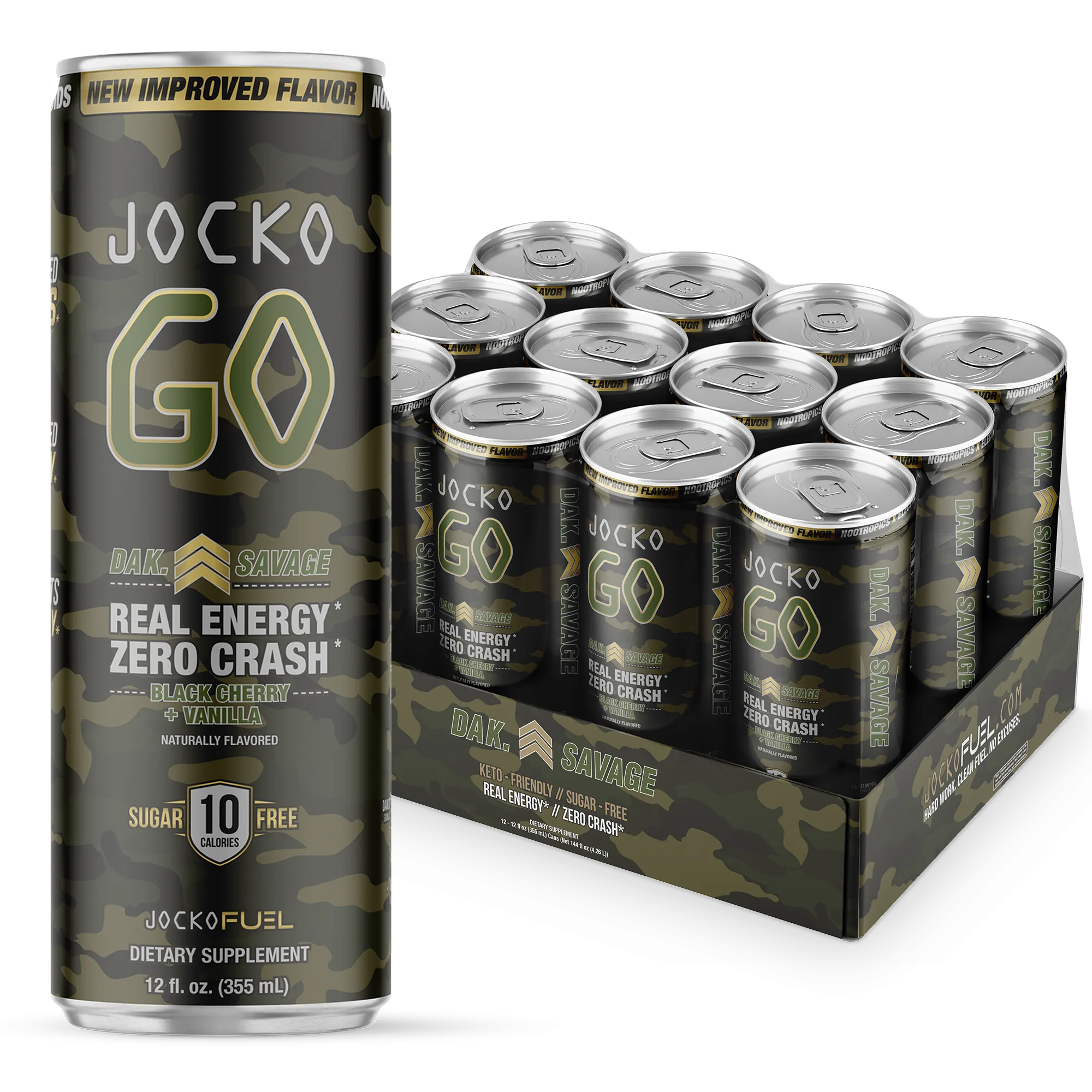 JOCKO GO Dak Savage (Cherry & Vanilla) (12 cans)