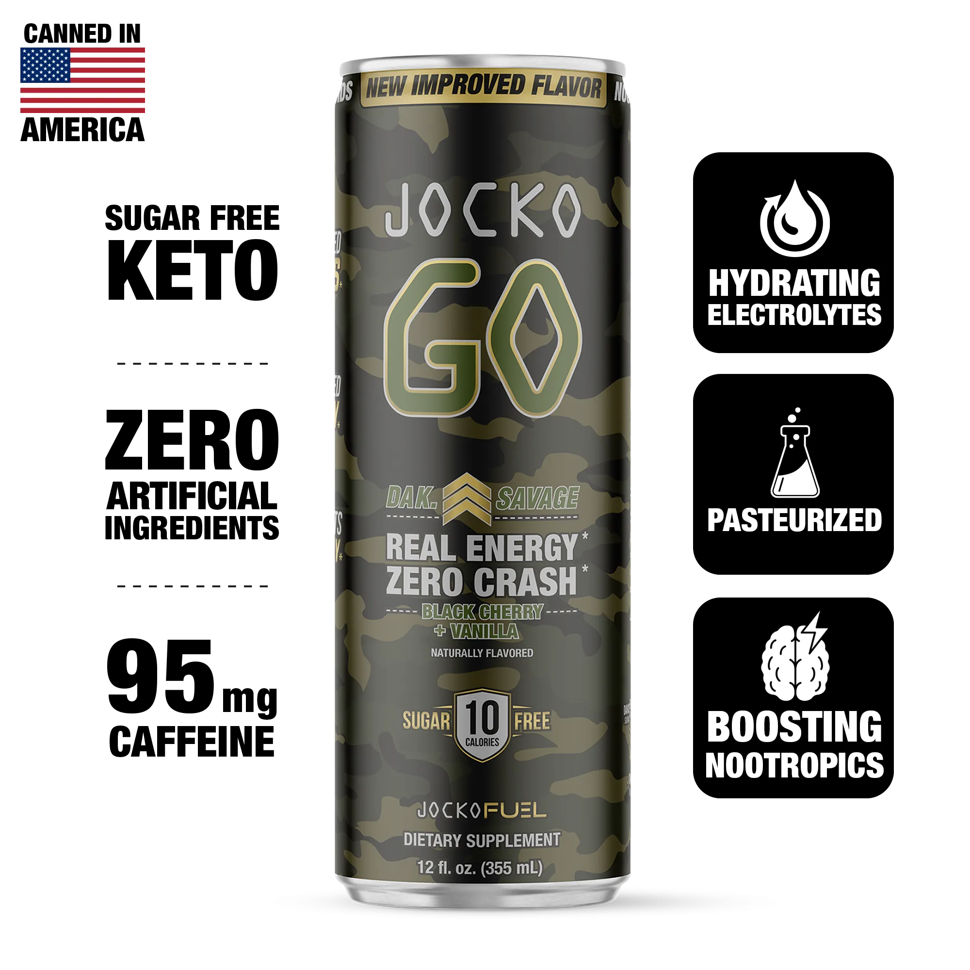 JOCKO GO Dak Savage (Cherry & Vanilla) (12 cans)