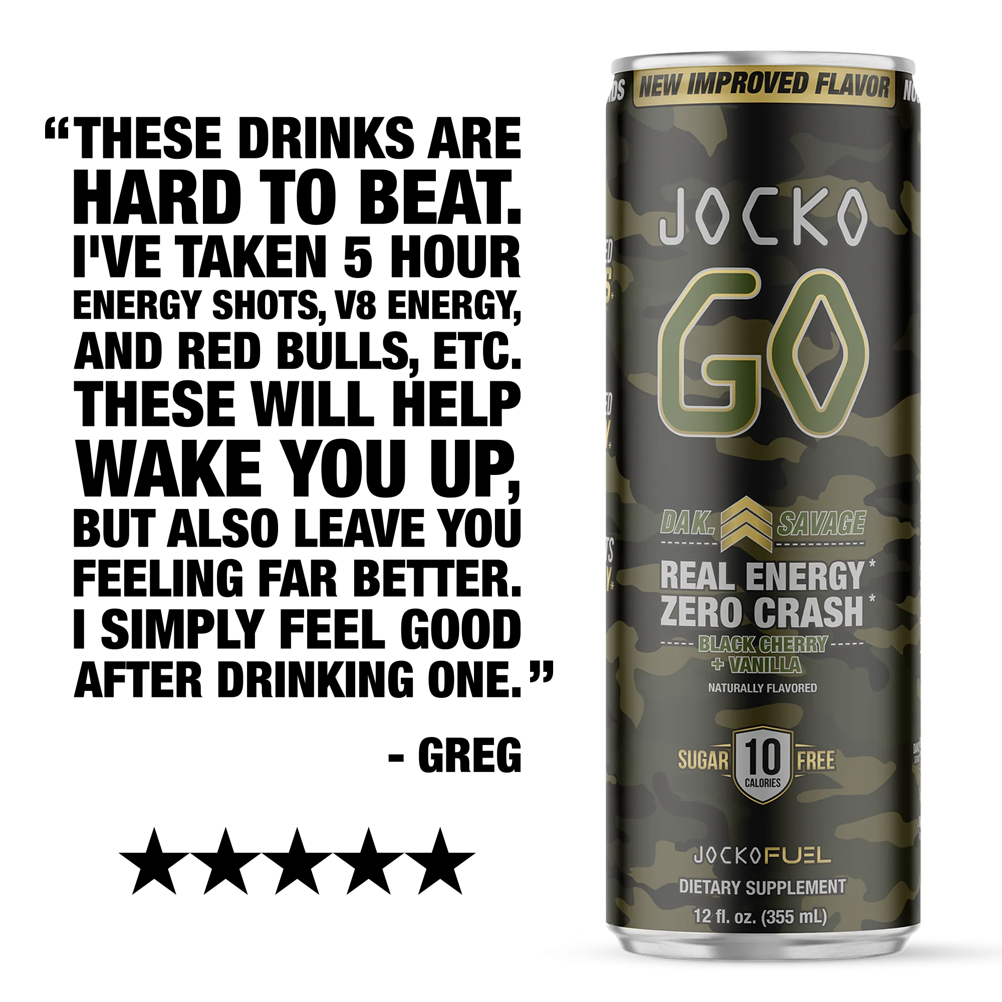 JOCKO GO Dak Savage (Cherry & Vanilla) (12 cans)