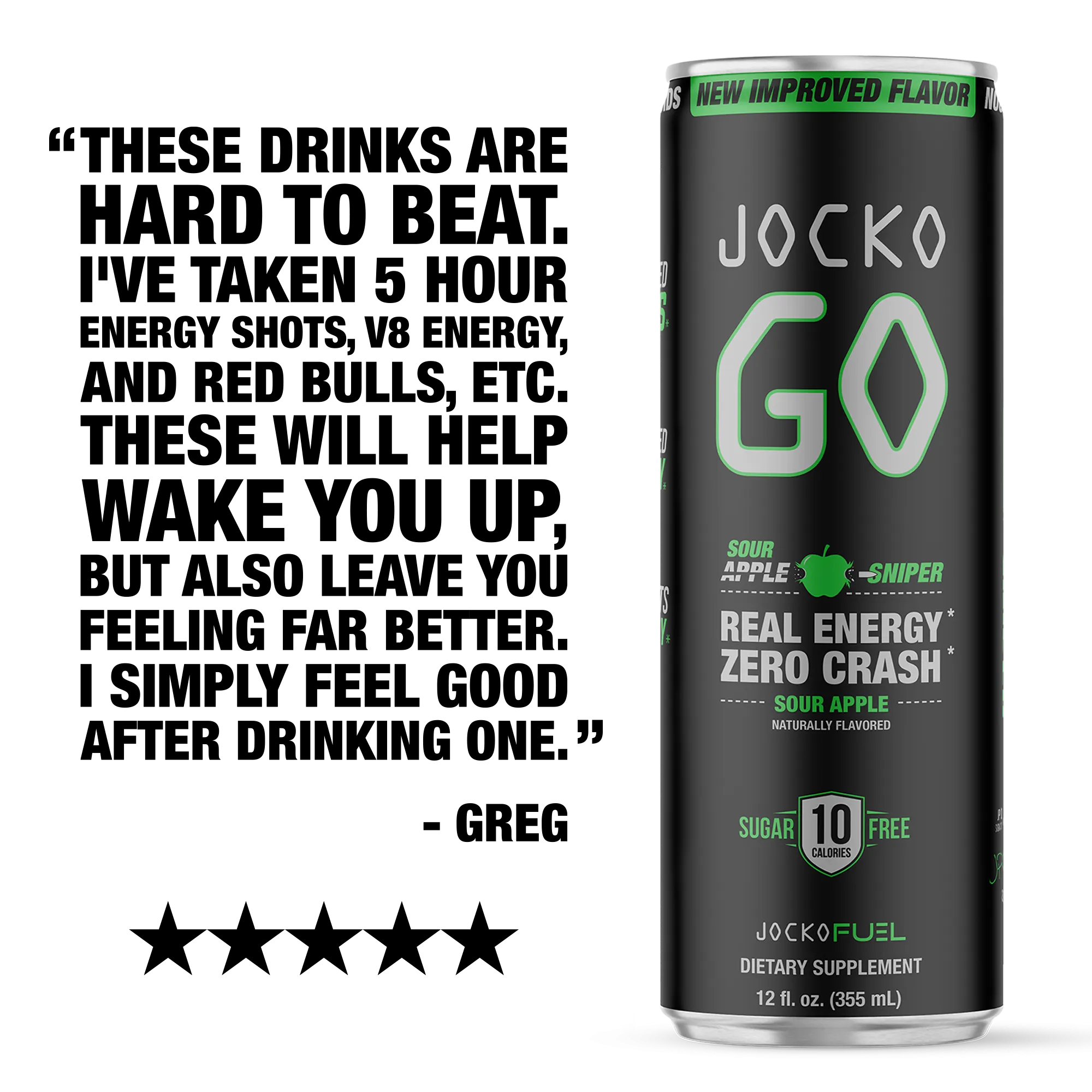 JOCKO GO - Sour Apple Sniper (12 cans)