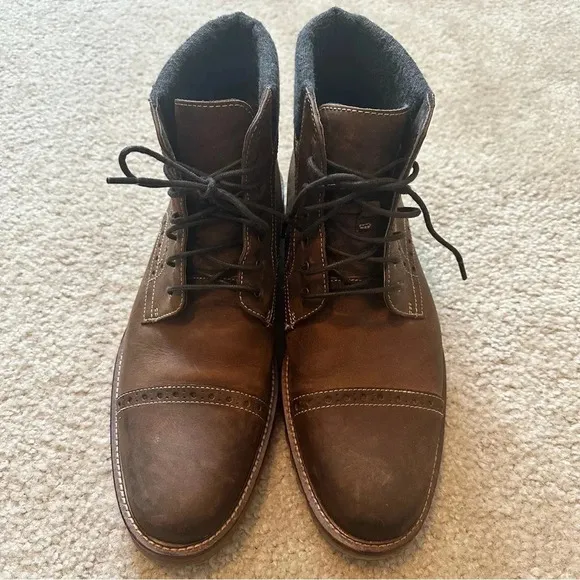 Johnston &amp; Murphy 1850 Karnes Cap Toe Boots