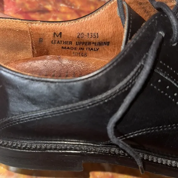 Johnston &amp; Murphy Men's Danridge Plain Toe Oxfords shoes size 8