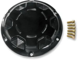 Joker Machine 10-691B Billet Derby Cover - Techno Black Anodized