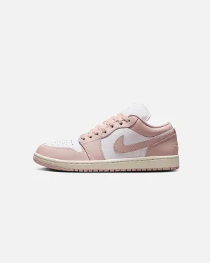 Jordan Women's Air Jordan 1 Low "Strawberry Milk" White/Pink Oxford