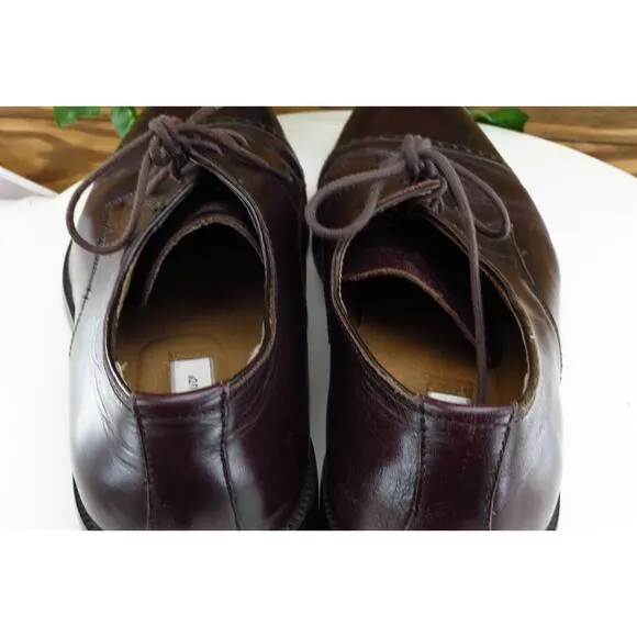 Joseph Abboud Shoes Sz 10 M Brown Derby‎ Oxfords Leather Men