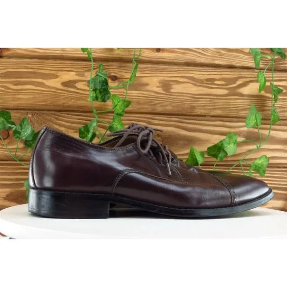 Joseph Abboud Shoes Sz 10 M Brown Derby‎ Oxfords Leather Men