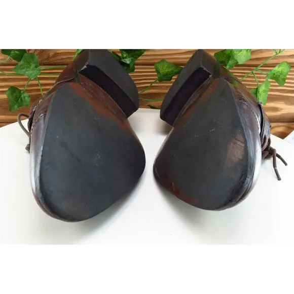 Joseph Abboud Shoes Sz 10 M Brown Derby‎ Oxfords Leather Men