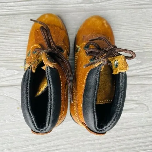 Justin boots kid cowboy western boots size 7 leather lace up cowboy boots