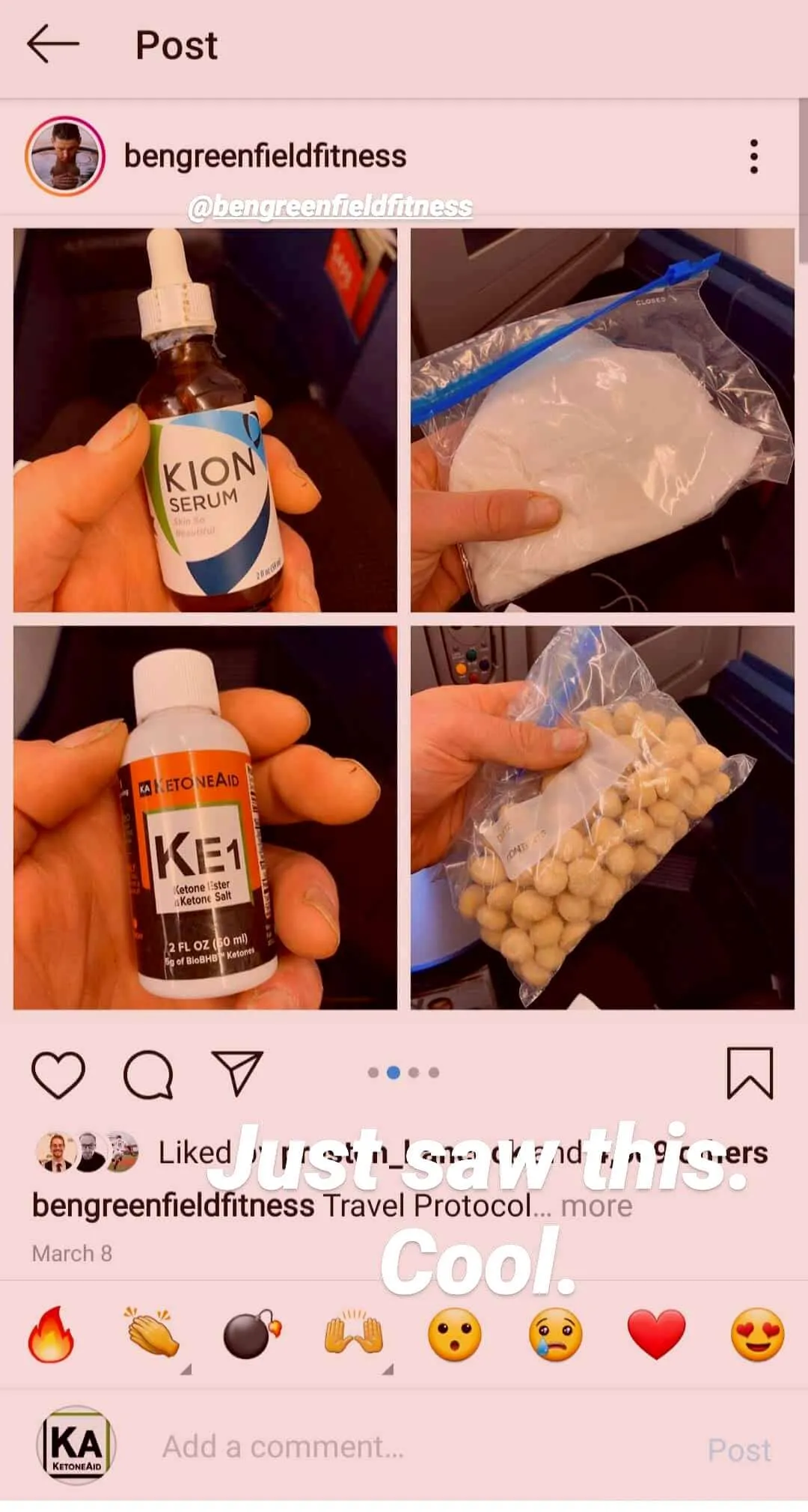 KE1 Lite Ketone Ester & Salt Drink - 6 x 60ml
