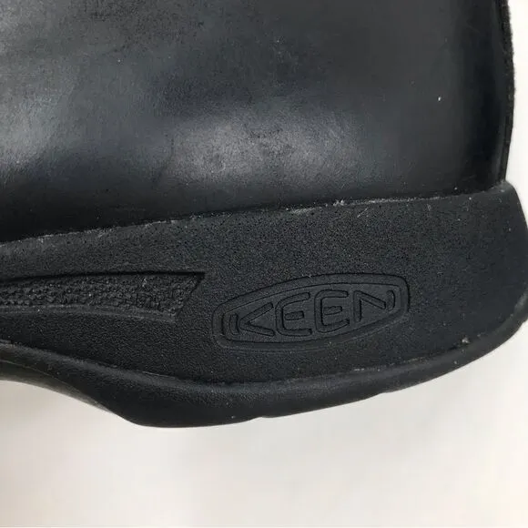 KEEN Black Leather Chukka Lace Up Ankle Boots