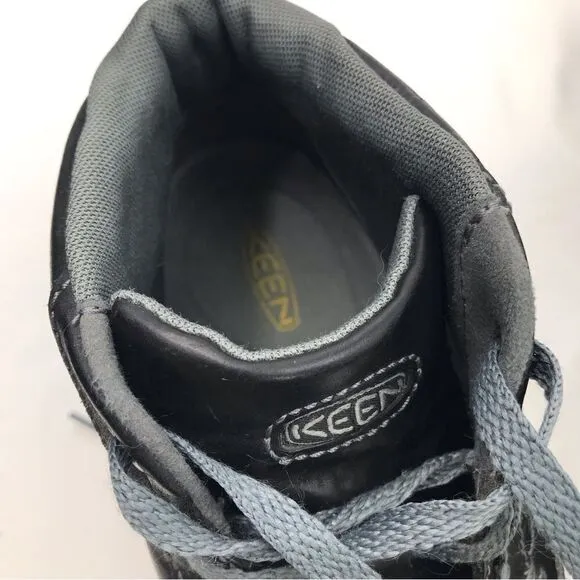 KEEN Black Leather Chukka Lace Up Ankle Boots