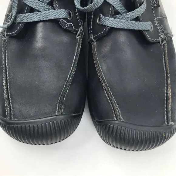 KEEN Black Leather Chukka Lace Up Ankle Boots