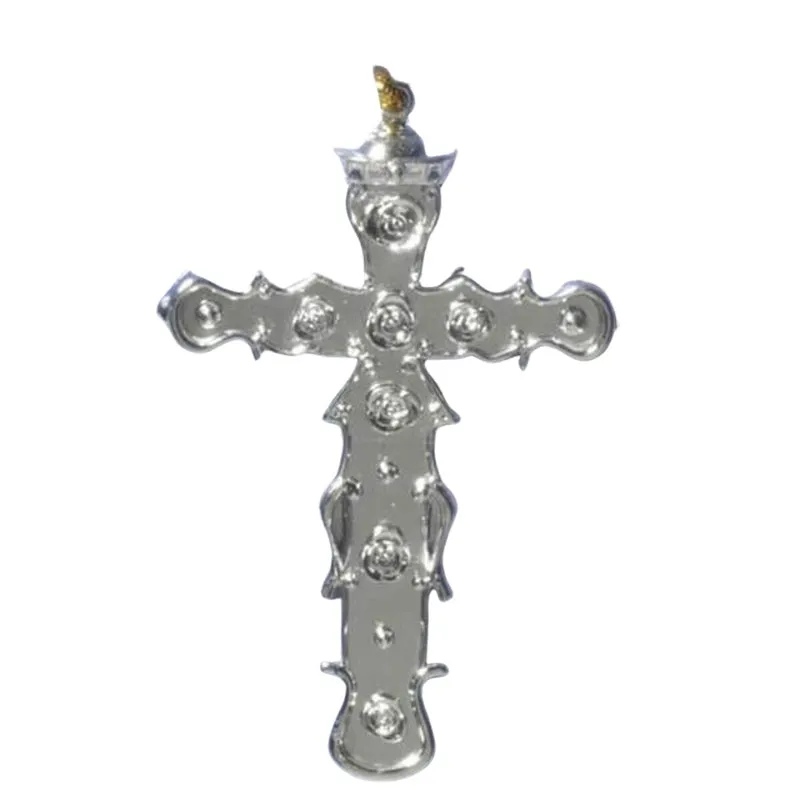 Latin Cross Necklace - Gold or Silver