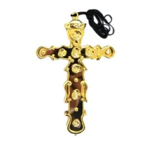 Latin Cross Necklace - Gold or Silver