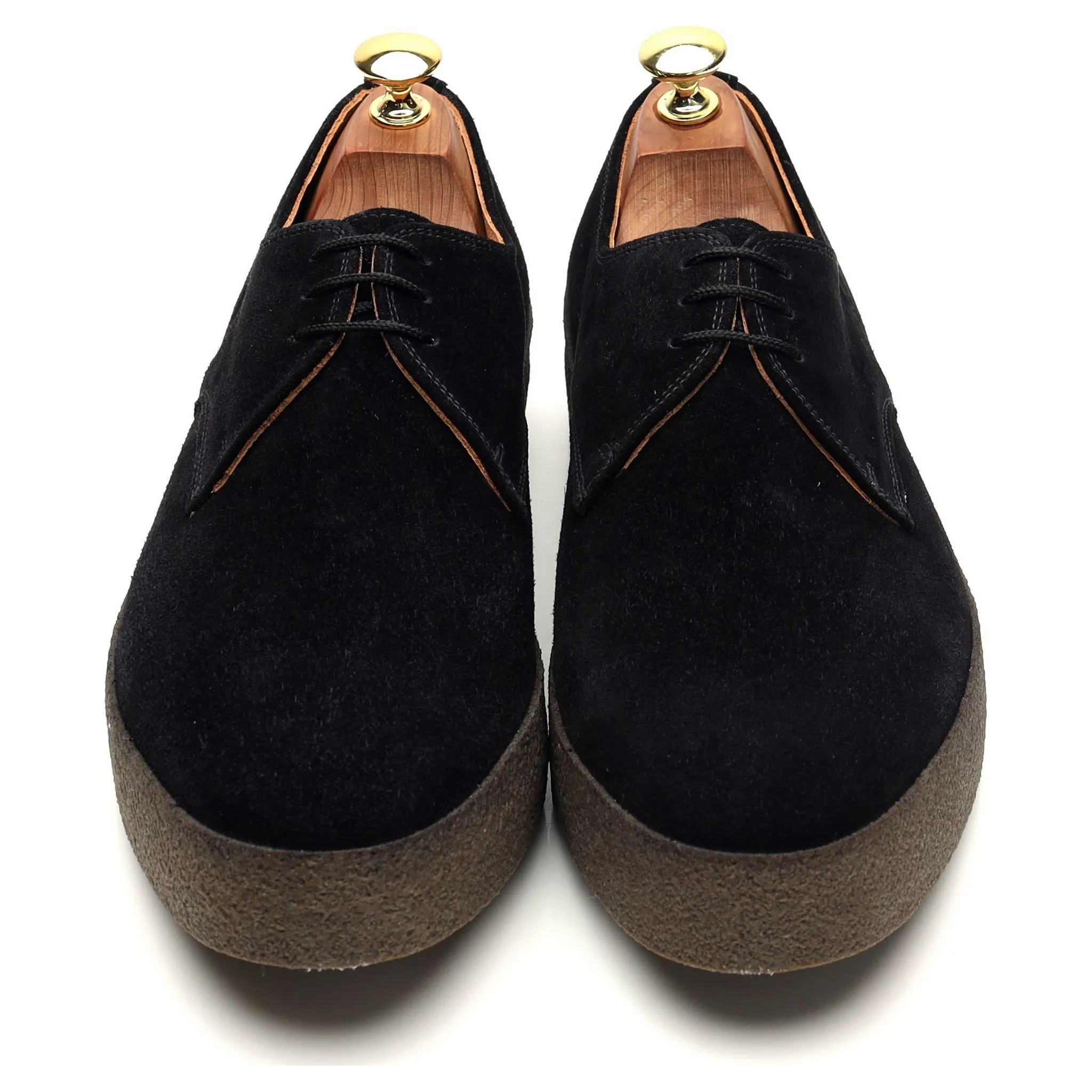 'Lo Top' Black Suede Derby UK 9 F