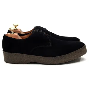 'Lo Top' Black Suede Derby UK 9 F