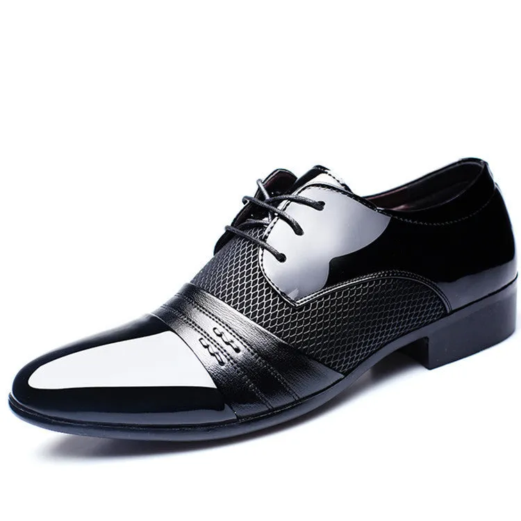 Luxury Men Shoes Men's Flats Shoes Men Patent Leather Shoes Classic Oxford Shoes For Men Fashion