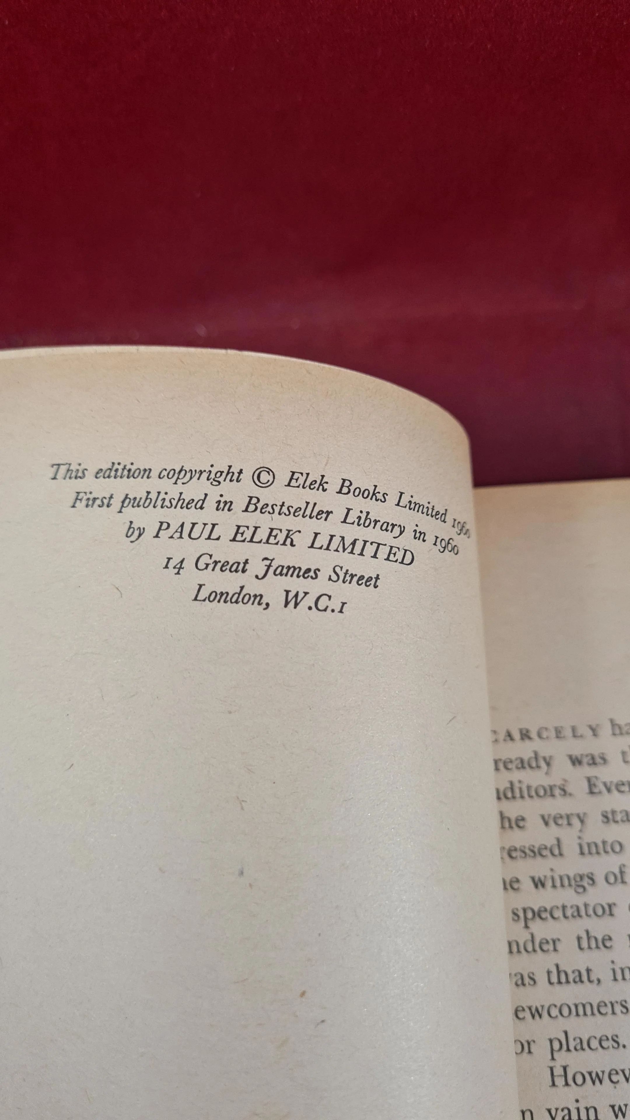 M G Lewis - The Monk, Paul Elek Ltd, 1960, First Edition, Paperbacks