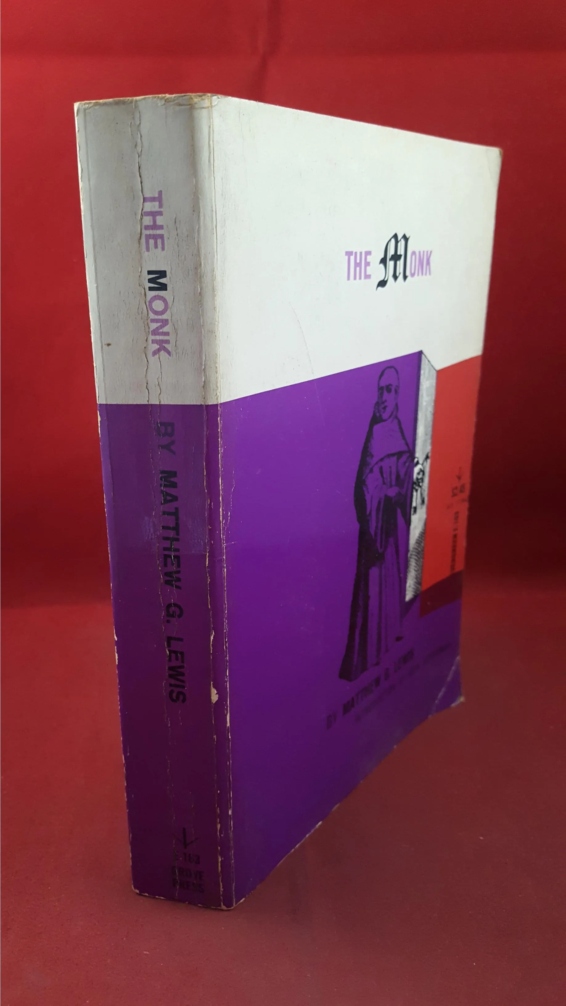 Matthew G Lewis - The Monk, Grove Press Evergreen Edition, 1959