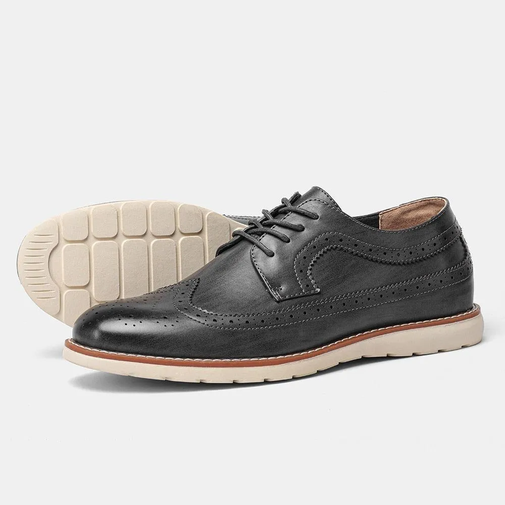 Men Shoes Brand 2023 Casual Fashion Comfortable Men Leather Shoes