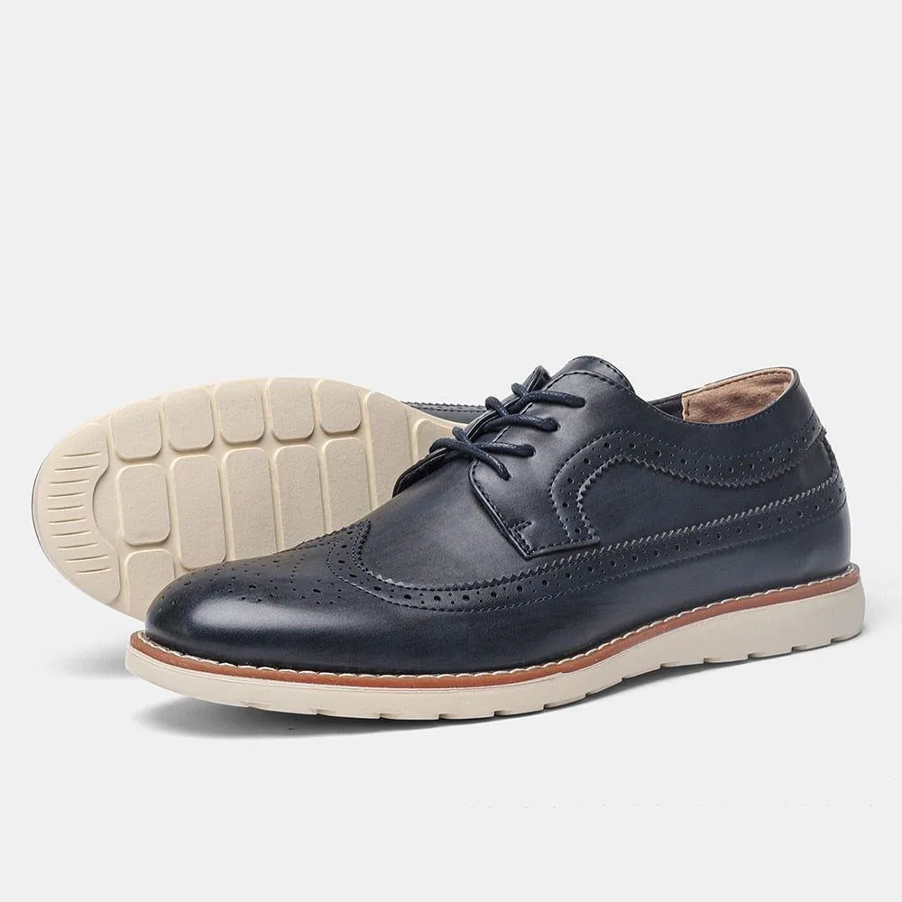Men Shoes Brand 2023 Casual Fashion Comfortable Men Leather Shoes