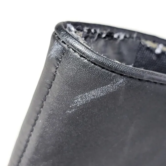 Men's Laredo Richmond Black Leather 7&quot; Side Zip BootsSize 8D