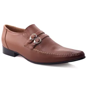Mens ‘Mecknzi’ Buckled Leather Formal Shoes