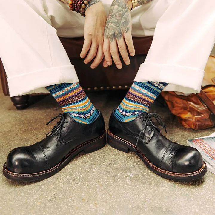 Men's Round Toe Derby Shoes