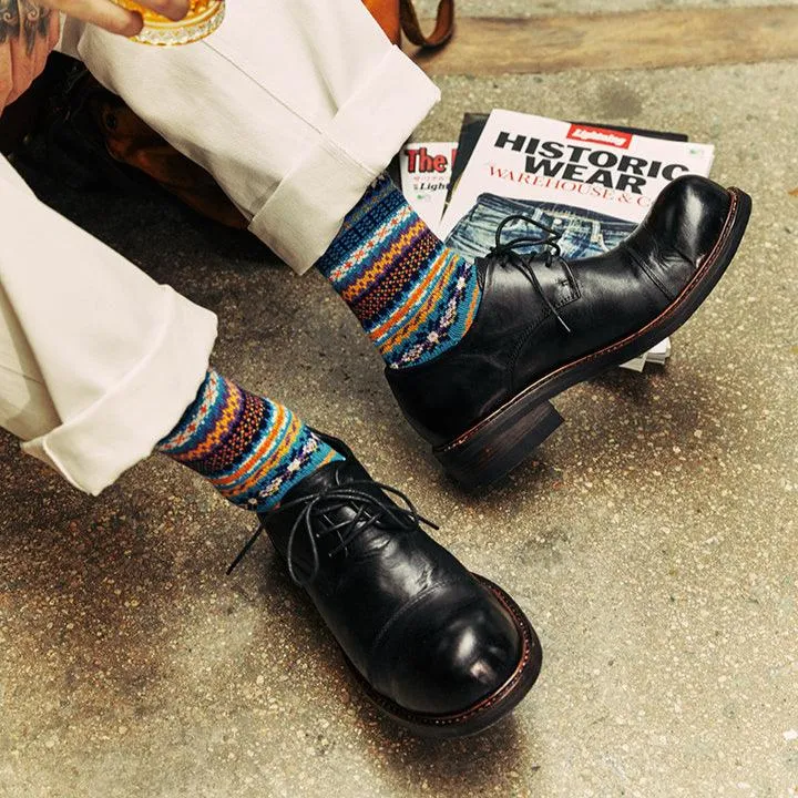 Men's Round Toe Derby Shoes