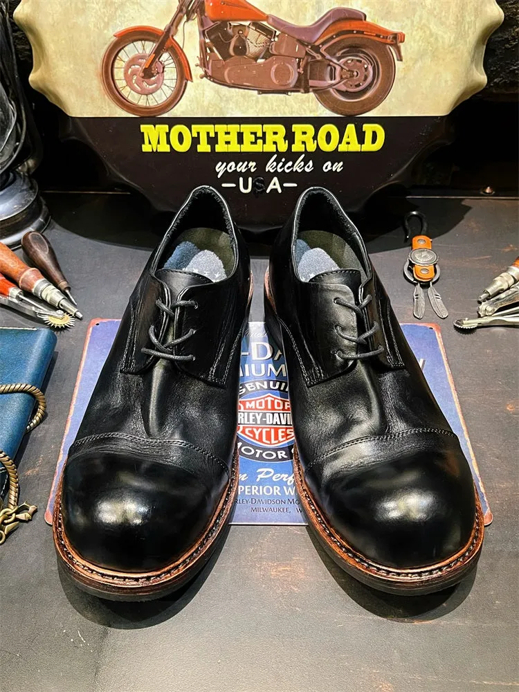 Men's Round Toe Derby Shoes