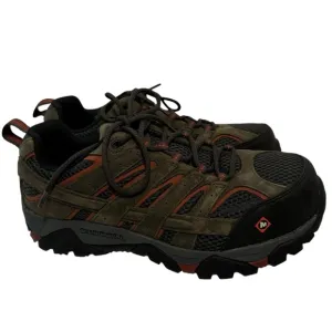 Merrell Moab vertex vent composite toe shoes brown leather 8W