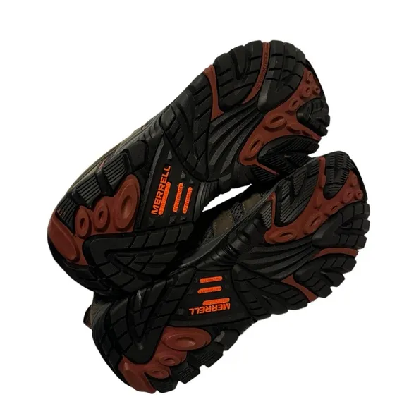 Merrell Moab vertex vent composite toe shoes brown leather 8W