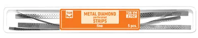 Metal Diamond Perforated Strips, Fine 5pcs