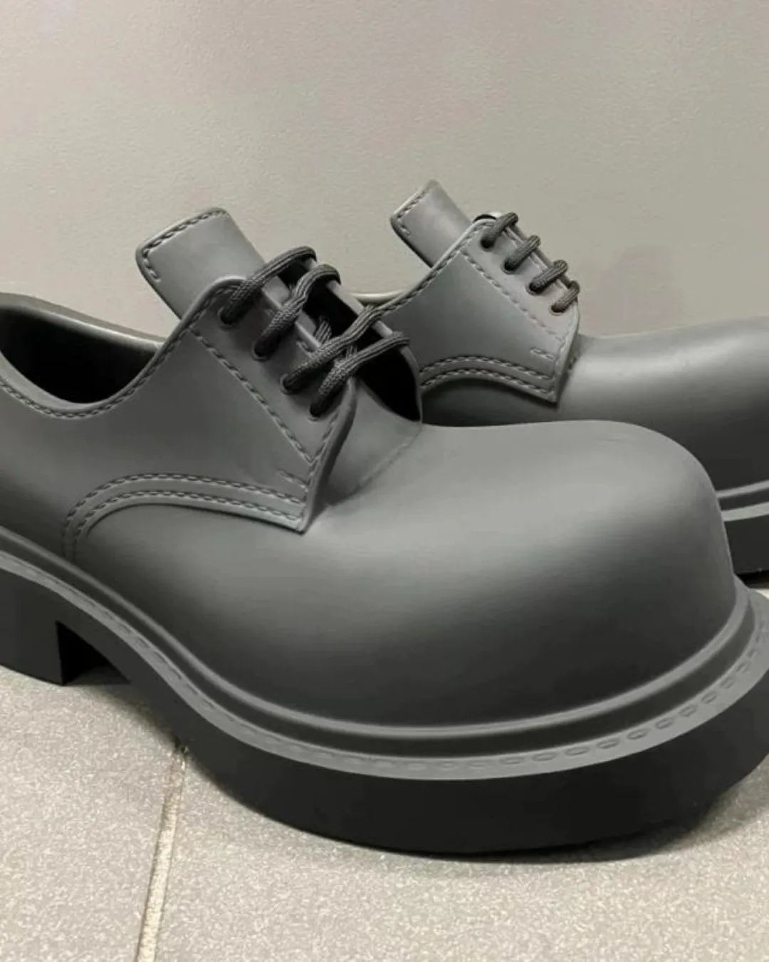 Mickey Big To Derby Leather Shoes KBQ0586
