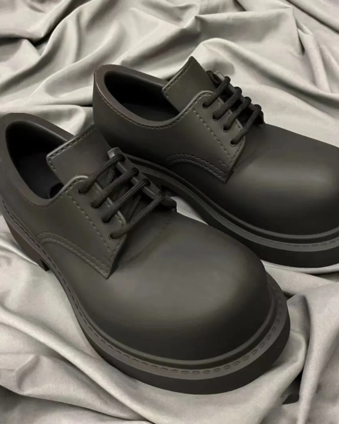 Mickey Big To Derby Leather Shoes KBQ0586