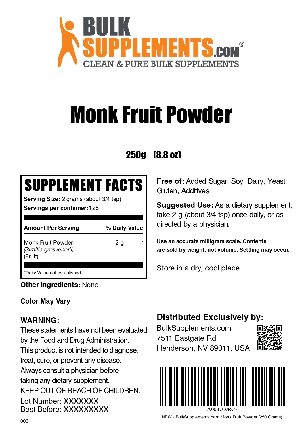 Monk Fruit Powder