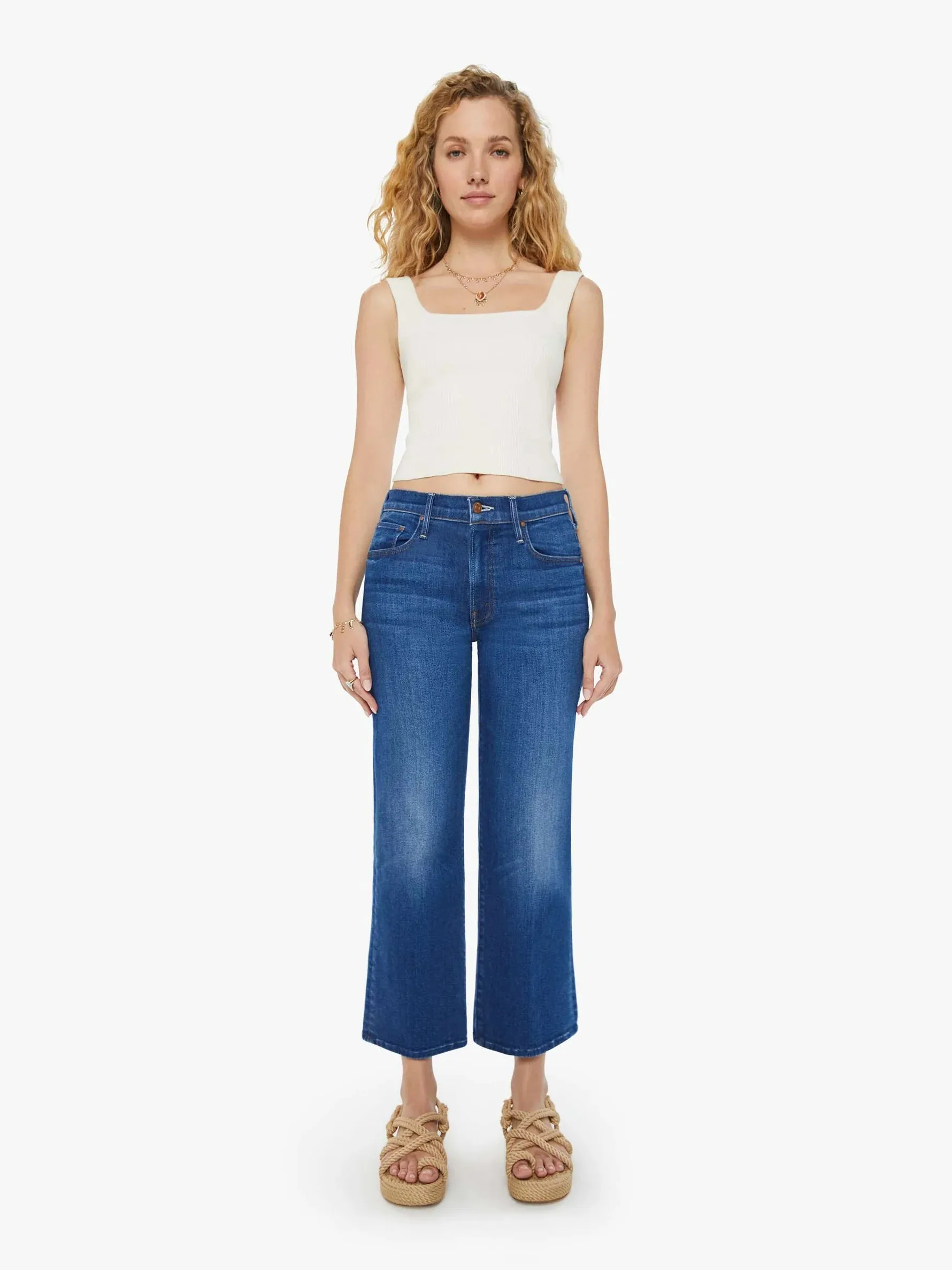 Mother The Mid Rise Rambler Zip Ankle