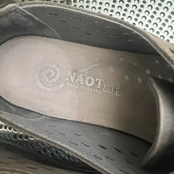 Naot Lalo Perforated Oxford Sneaker Grey